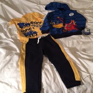 Construction 3 piece boys set